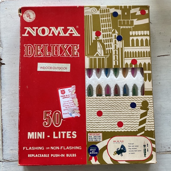 Vintage Noma 50 Mini Christmas Tree Lights - Picture 8 of 8